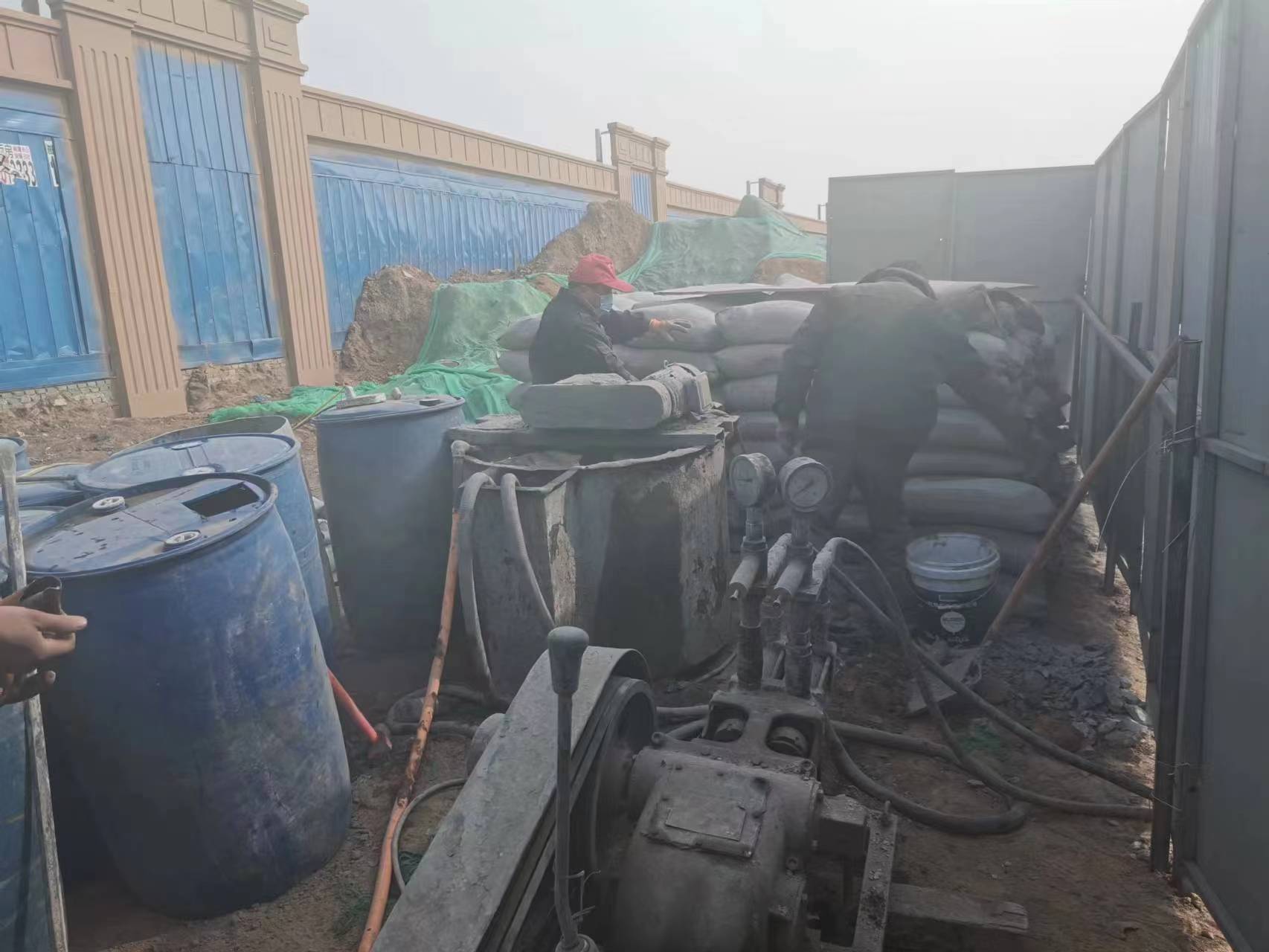 前进房屋下沉注浆